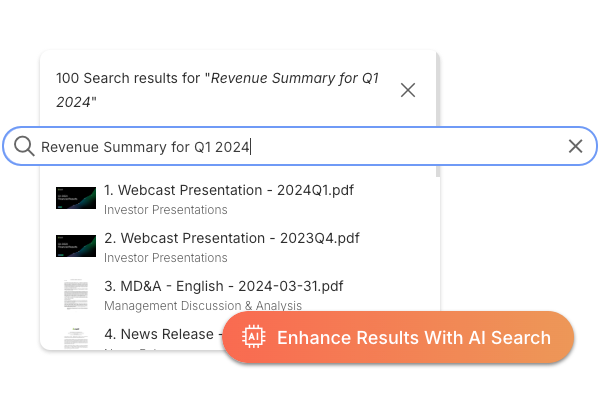 Clear Ideas™ AI Enhanced Search