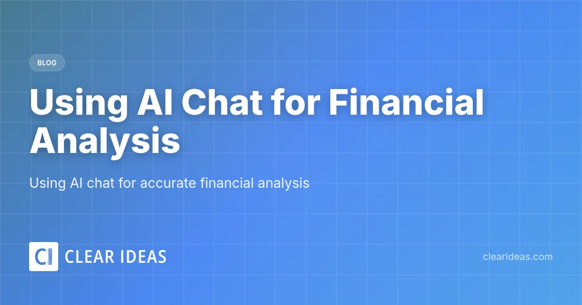 Using AI Chat for Financial Analysis