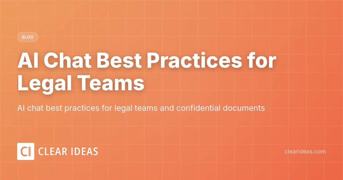 AI Chat Best Practices for Legal Teams