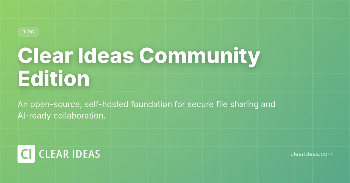 Clear Ideas Community Edition